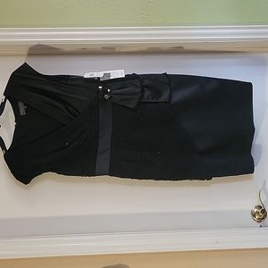 Black short formal dress sz 12